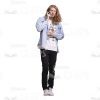 Young Man With Long Haircut Using Mobile Phone Cutout Photo Pack-25070