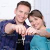 Close Up Holding Fists Together Stock Photo