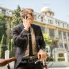 Young Businessman Talking On Mobile Phone Stock Photo