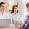 Young People Having Conversation Stock Photo