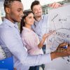 Business People At Training Session Stock Photo