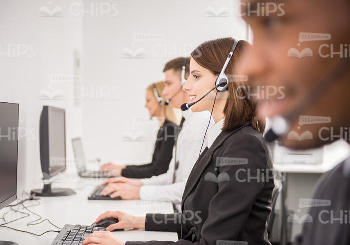 Account Manager Team Working In The Office Stock Photo
