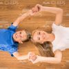 Young Boy With His Mother Stock Photo
