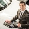 Car Dealer Shop Assistant Stock Photo