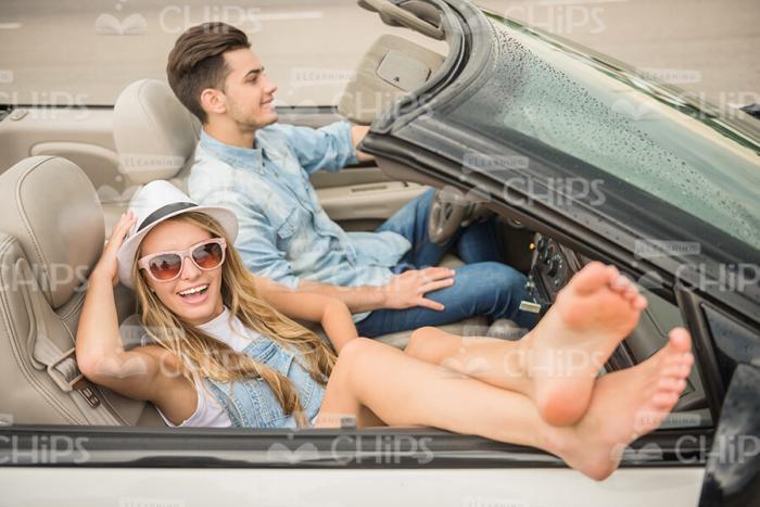 Stock Photo Of Young People Enjoying Their Ride Stock Photo