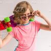Pretty Girl In Sunglasses Holding Skateboard Stock Photo