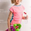 Smiling Girl With Skateboard And Bottle Of Water Stock Photo