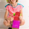 Smiling Young Skater Sits On Haunches Stock Photo