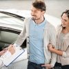 Couple Buying Car Stock Photo
