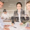 Happy Business People Working Stock Photo