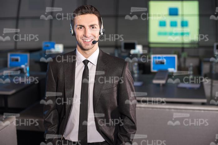 Handsome Business Consultant Stock Photo