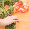 Flowers In Woman's Hands Stock Photo