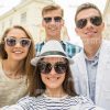 Four Nice Friends Posing For The Photo Stock Image