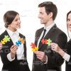 Team Work Collaboration Stock Photo