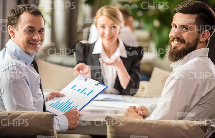 Business People On Meeting Stock Photo