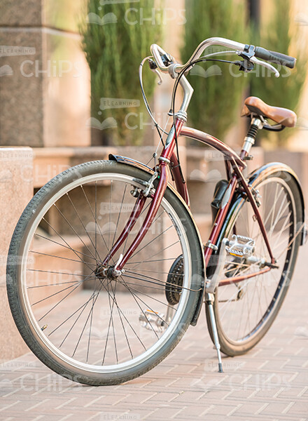 Retro Bicycle Stock Photo