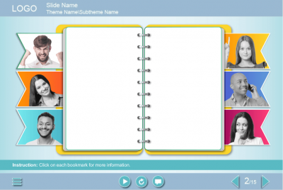 Tabbed Diary — Sample Of Storyline Template for eLearning Courses
