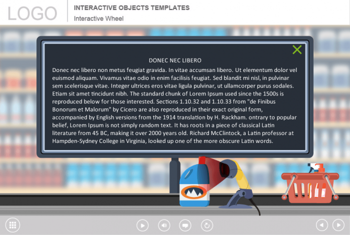 Gamified Template — Articulate Storyline Sample Slide