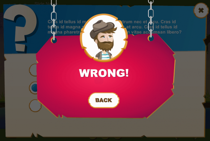 Wrong Answer Feedback — Storyline Templates for eLearning