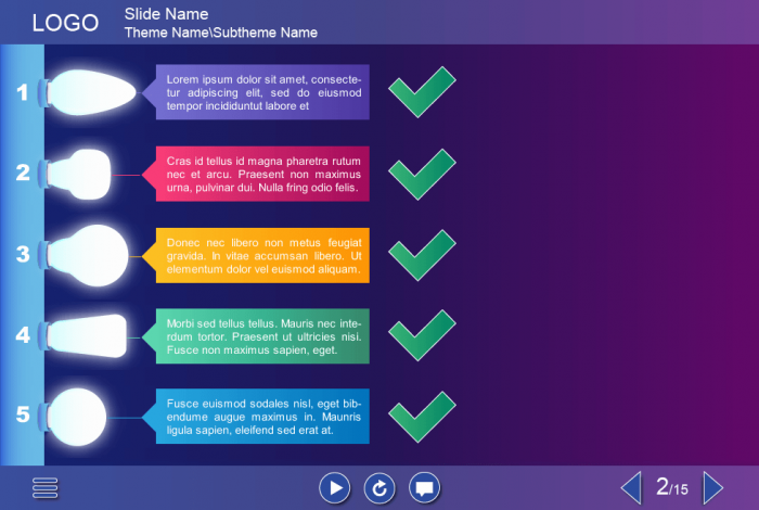 Purple Fond — eLearning Templates for Articulate Storyline