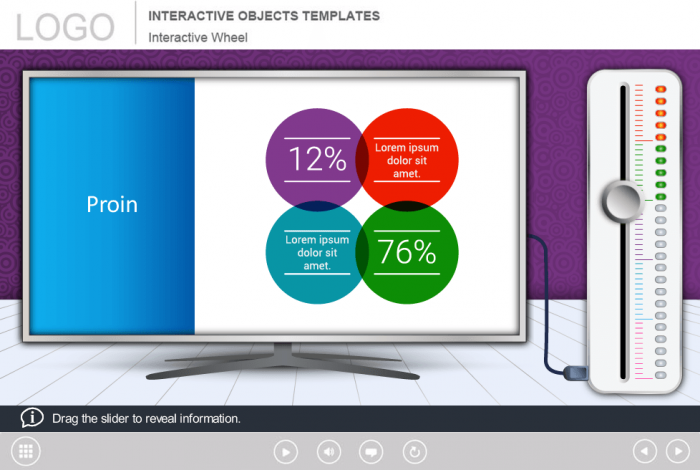 Draggable Slider — eLearning Storyline Template