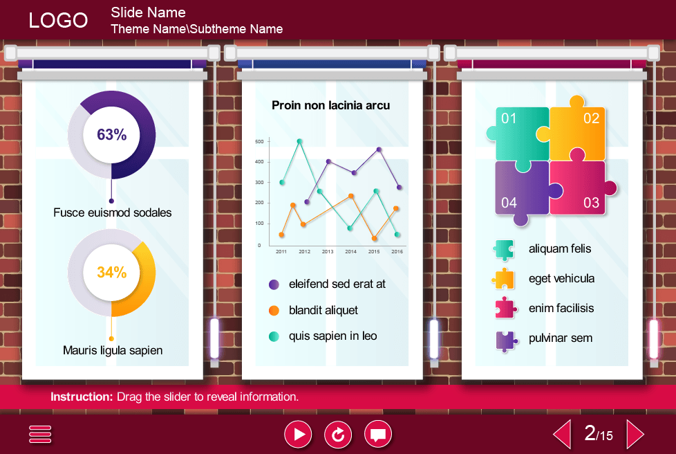 Vertical Blocks With Sliders — eLearning Storyline Templates Vertical Blocks With Sliders — eLearning Storyline Templates