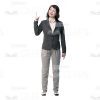 Asian Young Woman: The Complete Cutout Photo Pack-28820