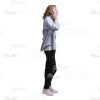 Long-Haired Young Man: The Complete Cutout Photo Pack-28905