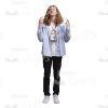 Long-Haired Young Man: The Complete Cutout Photo Pack-28949