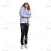 Long-Haired Young Man: The Complete Cutout Photo Pack-28957