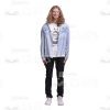 Long-Haired Young Man: The Complete Cutout Photo Pack-28984