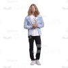 Long-Haired Young Man: The Complete Cutout Photo Pack-28996