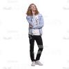Long-Haired Young Man: The Complete Cutout Photo Pack-29030