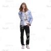 Long-Haired Young Man: The Complete Cutout Photo Pack-29034