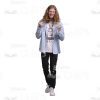 Long-Haired Young Man: The Complete Cutout Photo Pack-29089
