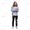 Long-Haired Young Man: The Complete Cutout Photo Pack-29098