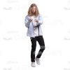 Long-Haired Young Man: The Complete Cutout Photo Pack-29114