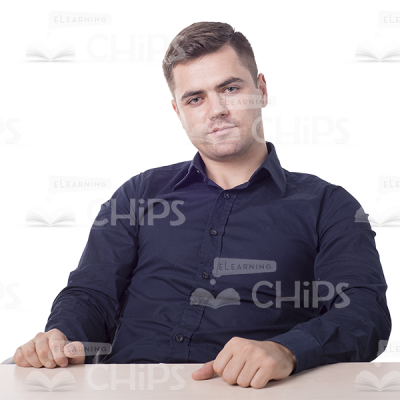 Relaxed Young Man Cutout Photo-0