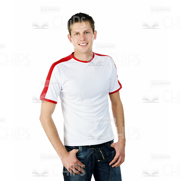 Handsome Young Man Stock Photo White Background