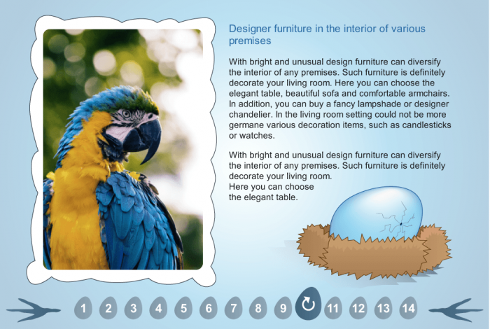 Text Image Slide — Storyline eLearning Template
