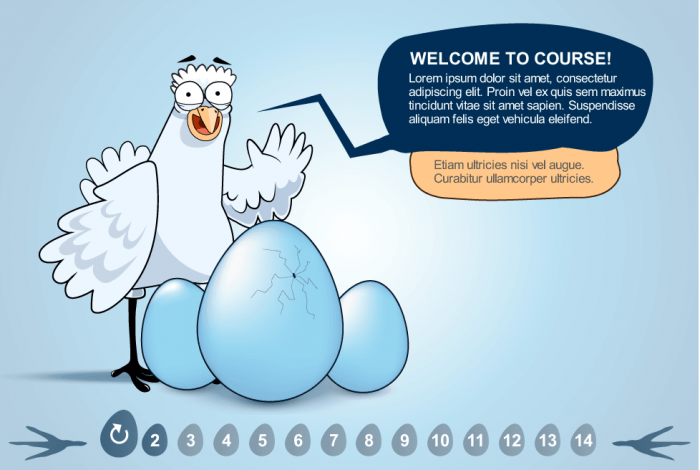 Text Image Character Slide — eLearning Storyline Template