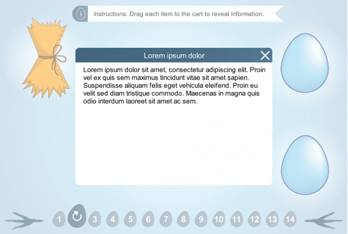 Popup Interaction — eLearning Course Template