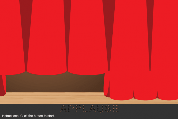 Theatre Curtains Background — eLearning Template