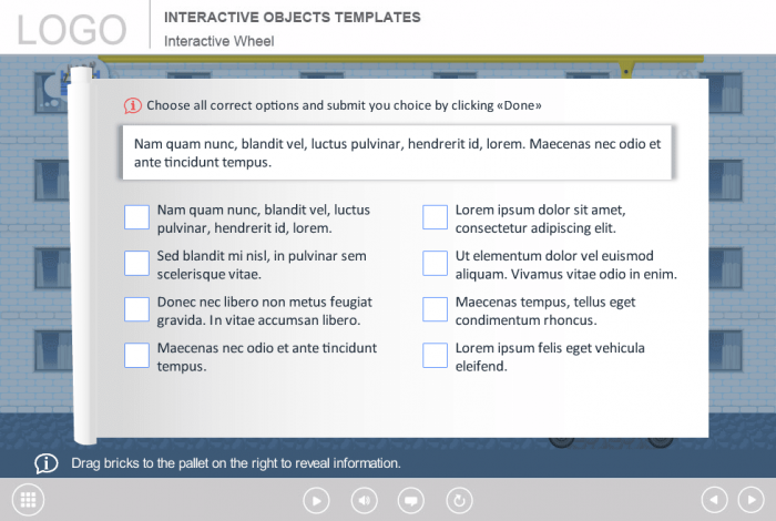 Multiple Choice Quiz — Storyline Templates for e-Learning Courses