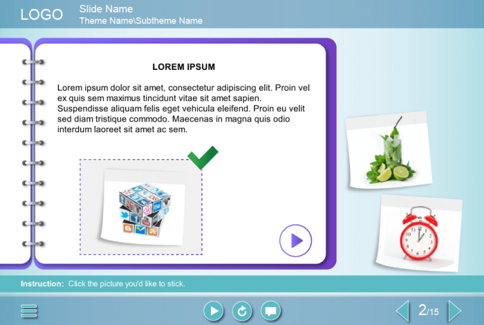 Correct Answer — Download Storyline Template for eLearning Courses