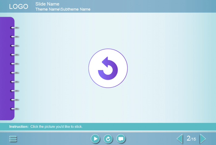 Restart Button — Download Storyline Template