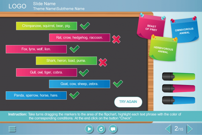 Slide with Quiz — eLearning Templates for Articulate Storyline