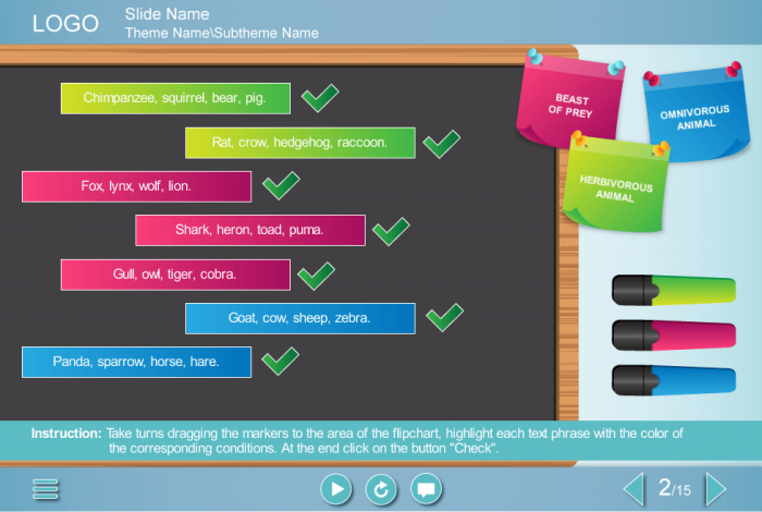 Highlight by Markers — Download Storyline Template for eLearning Courses