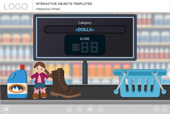 Draggable Items — eLearning Storyline Template