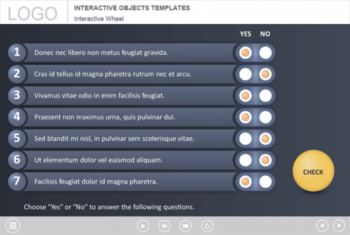 Closed Questions— Storyline Templates for eLearning